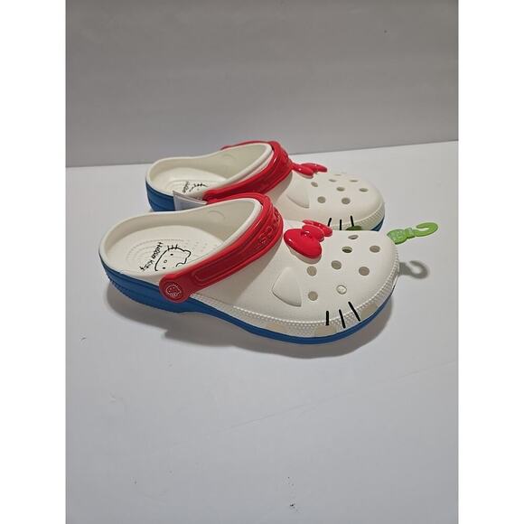 Crocs X Hello Kitty Classic Clog 50th Anniversary 2024 Size W 8 M 6 - Brand NEW - Picture 3 of 11